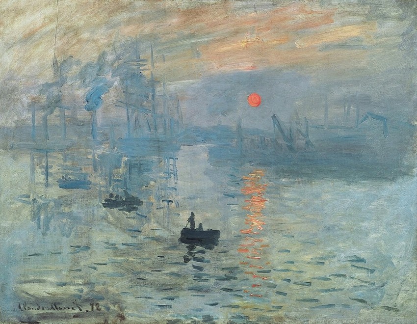 Bức “Ấn tượng mặt trời mọc” của Claude Monet