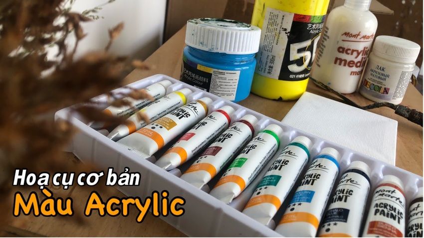 Sơn Acrylic: Sự lựa chọn đa năng và phổ biến trong hội họa hiện đại