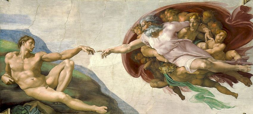 Bức Creation of Adam